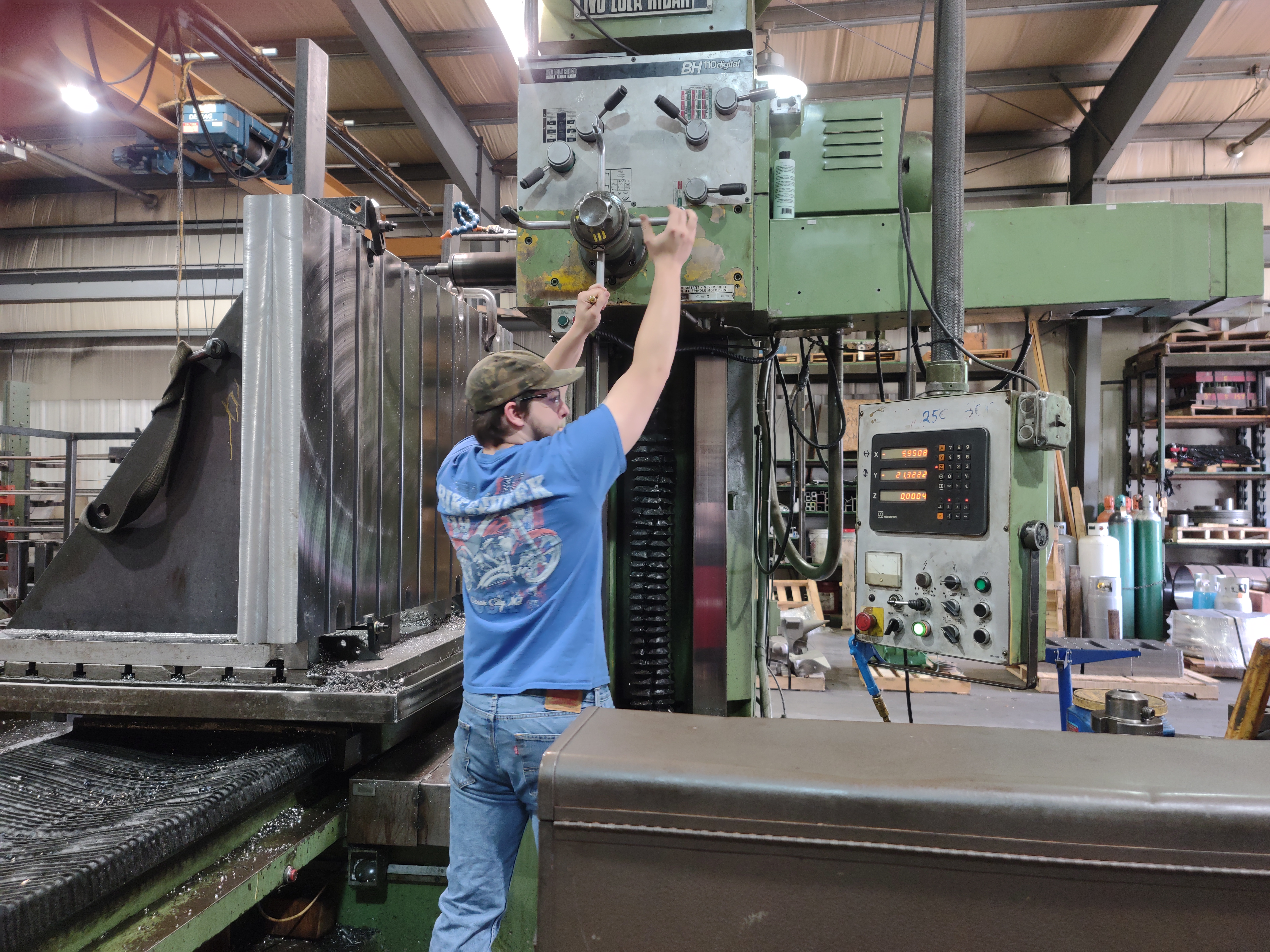 Machining a new Bolster Plate